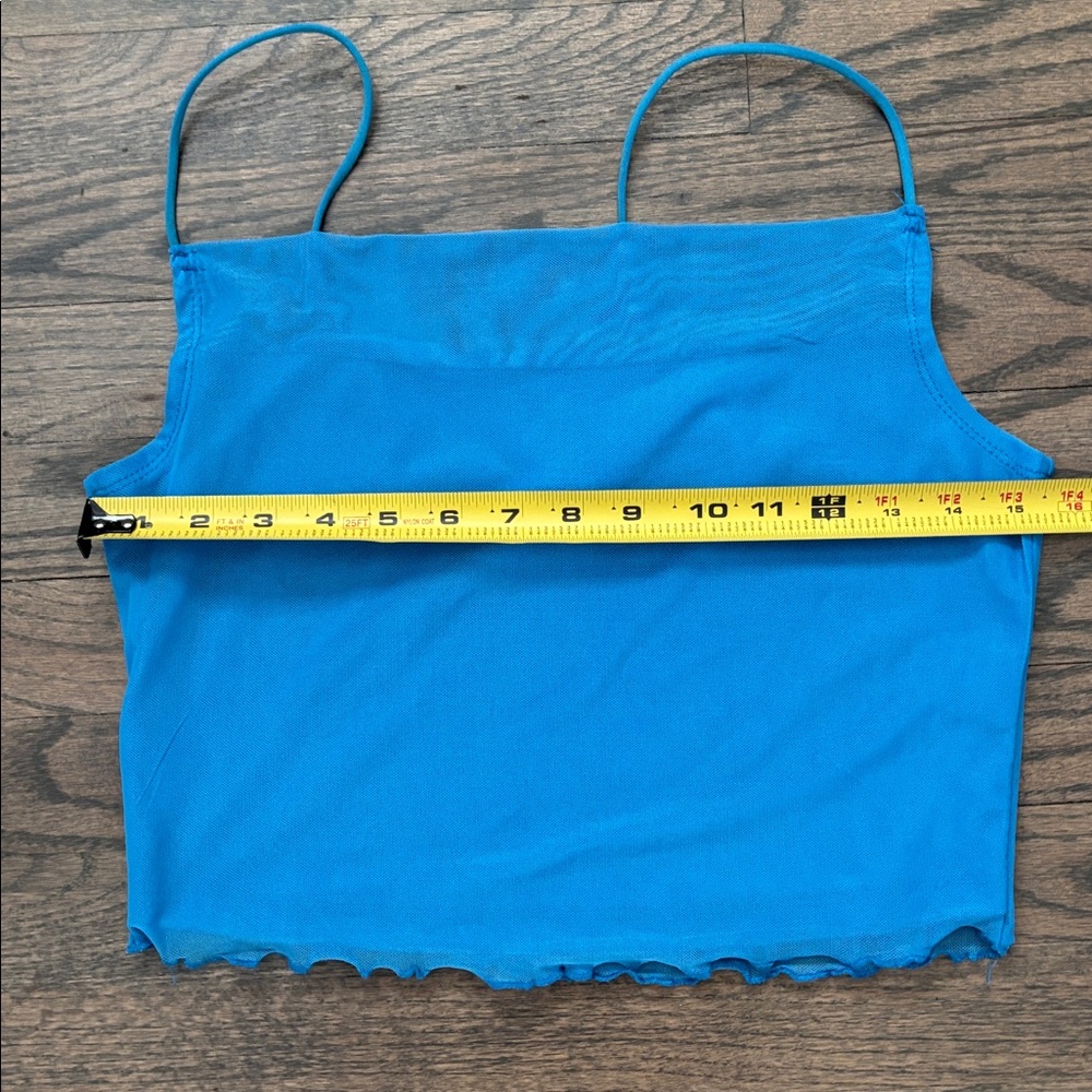 Blue Women's Crop Top - Picture 9 of 10